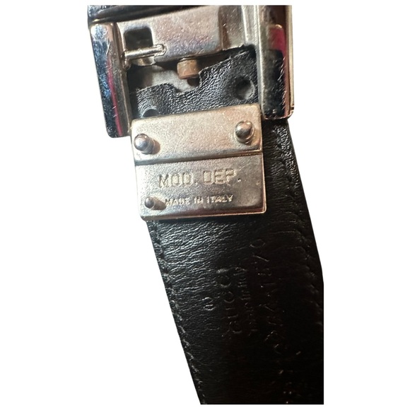 Gucci Black Vintage Monogram GG Belt - Picture 6 of 6